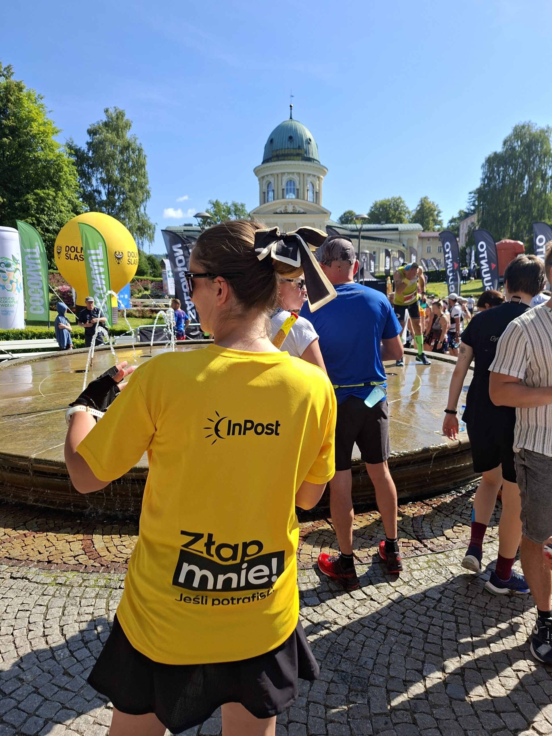 Pracownica InPost - Nordicwalkerka Blanka Flisek